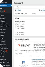Wordpress Control Panel